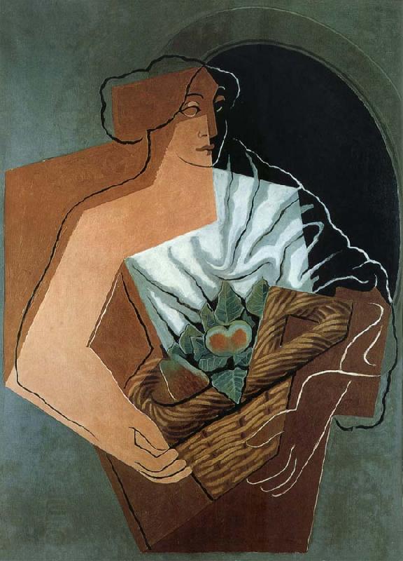 Juan Gris The Fem carring the basket China oil painting art